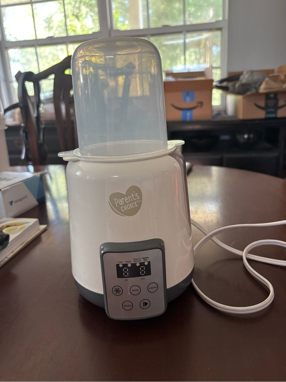 Parents Choice Electric Bottle Warmer & Sterilizer - White